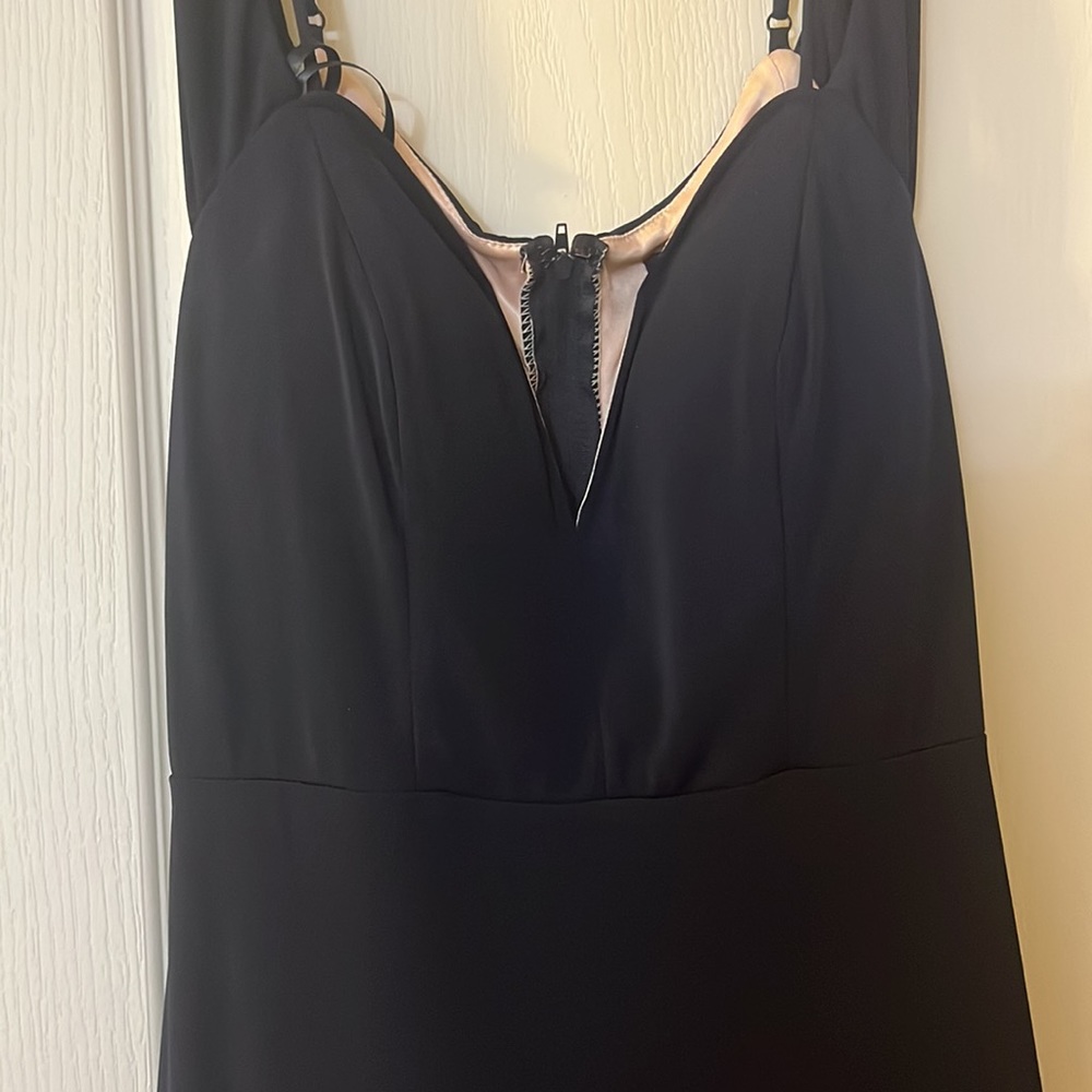 Navy blue maxi dress